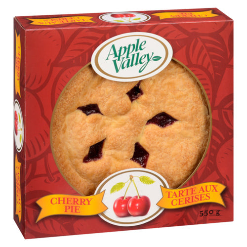 -Apple Valley Frozen 8" Baked Cherry Pie 550 g