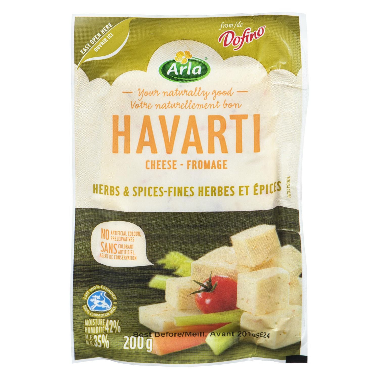 Arla Havarti  Herbs & Spices Cheese  200g