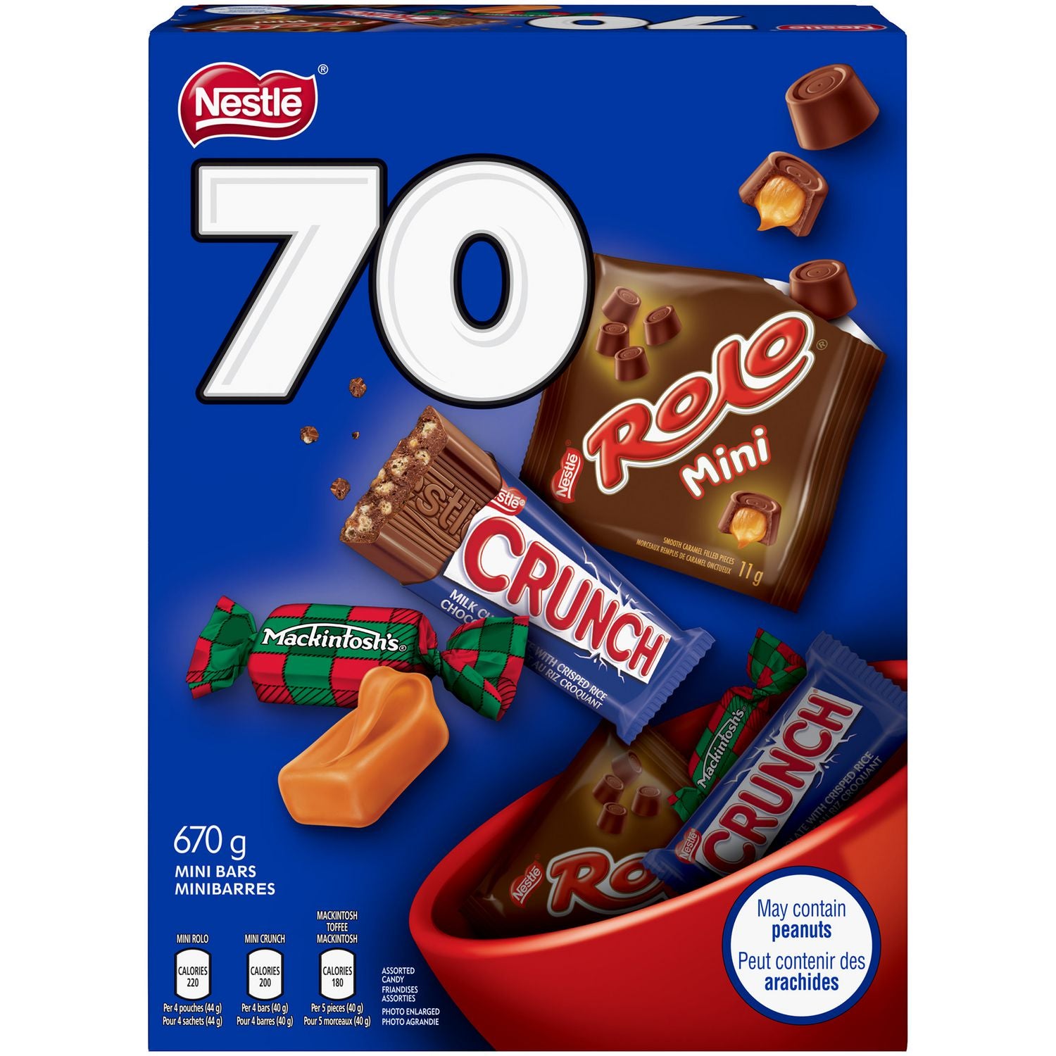 Nestle Mini  Bars 70 x 670g