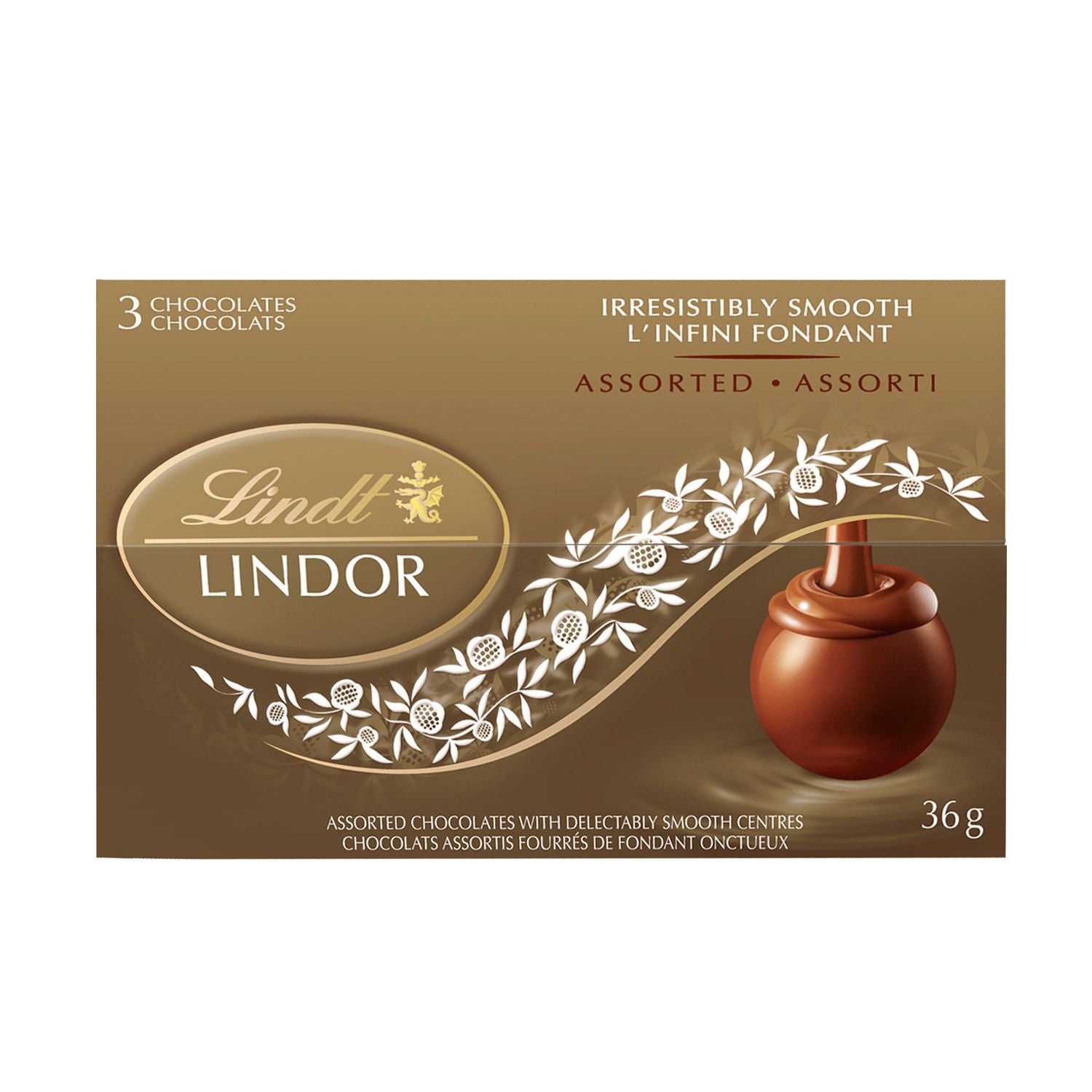 Lindt Lindor Assorted  Chocolates 3 x 36g