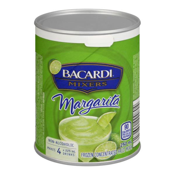 -Bacardi Mixers Margarita Frozen Concentrate Fruit Mixer 250ml