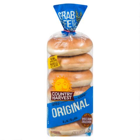 Country Harvest Original Bagels 450g