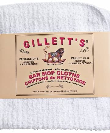 Gillett's Super Absorbent Bar Mop Towels  8pk