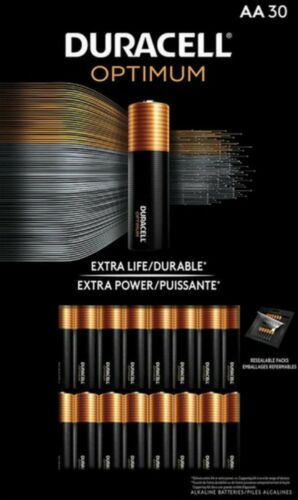 Duracell Optimum AA Batteries  30 ct