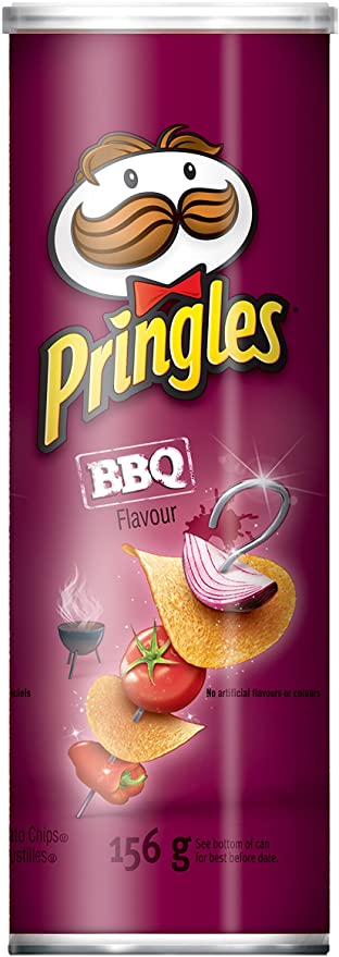 Pringles BBQ Flavor Potato Chips 156g