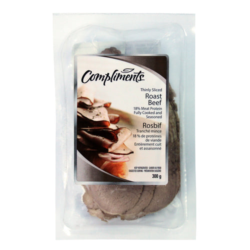 Compliments Thinly Sliced Roast Beef 300g