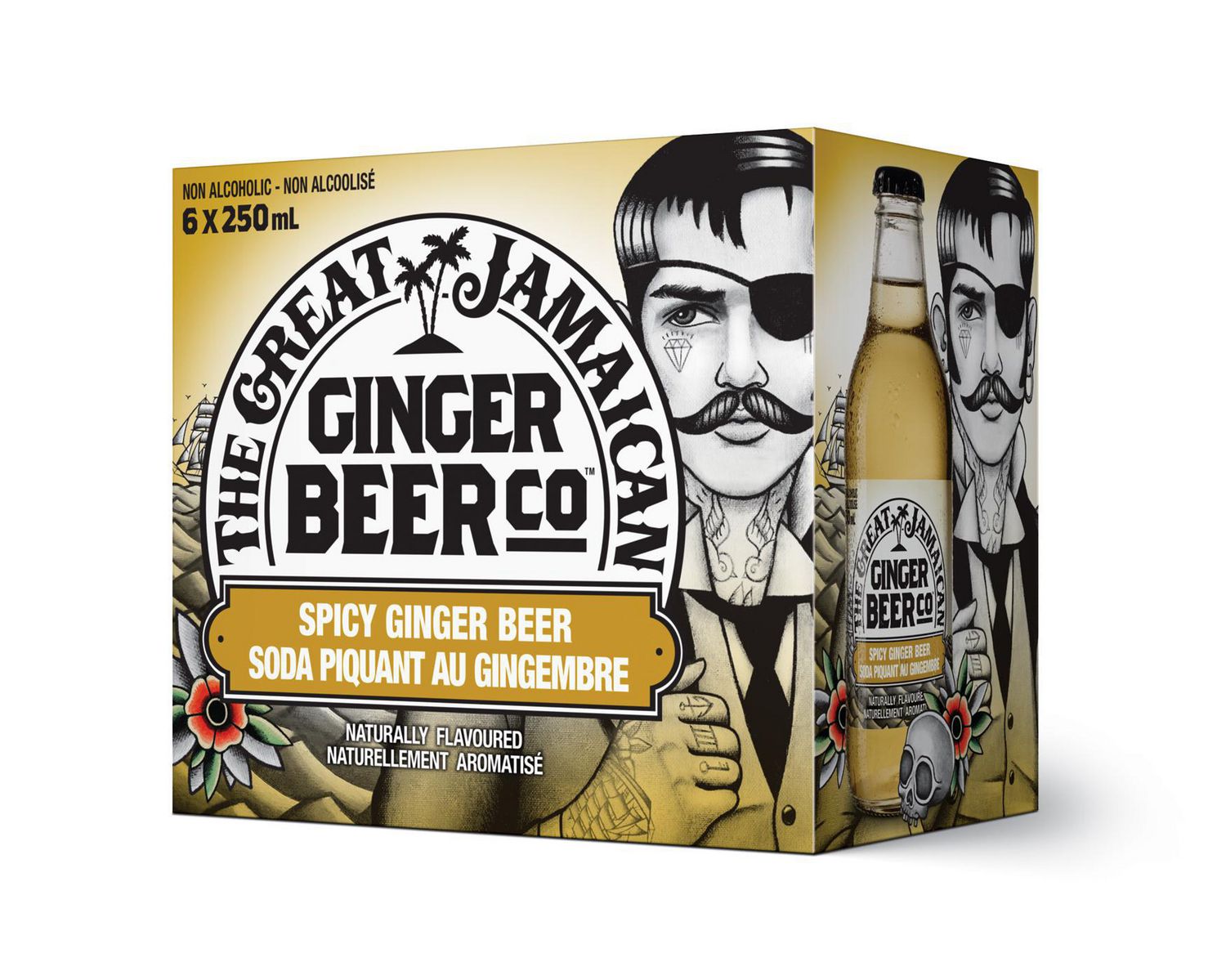 The Great Jamaican  Spicy Ginger Beer 6 x 250ml