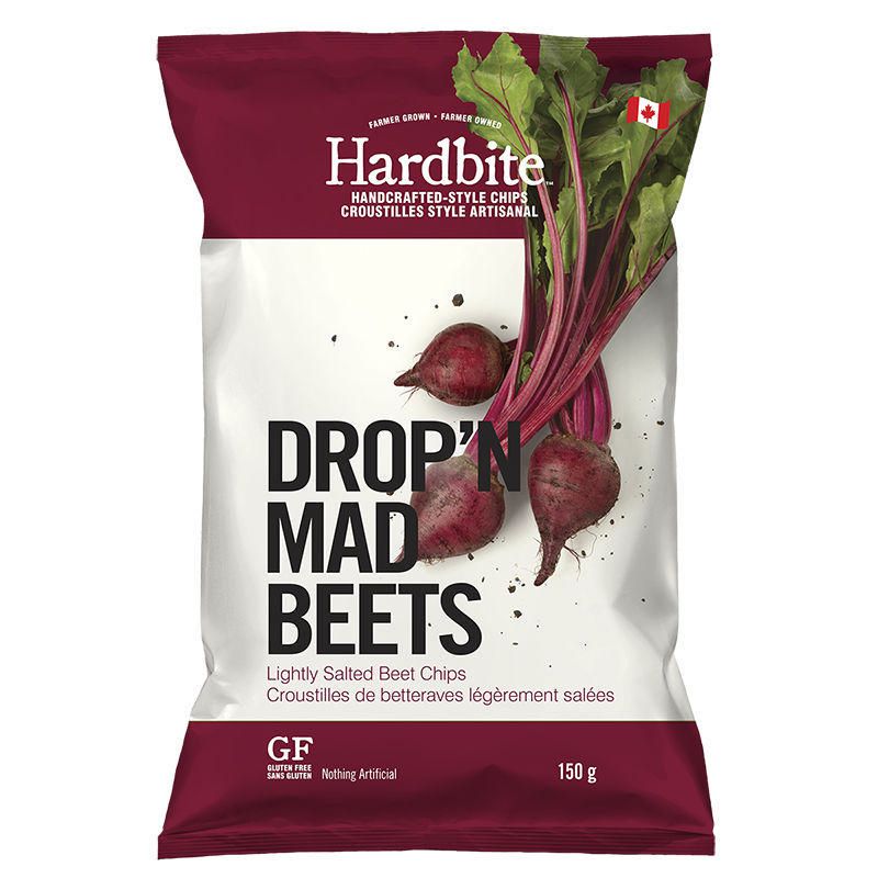 Hardbite Drop'N Mad Beets Lightly Salted Beet Chips 150g