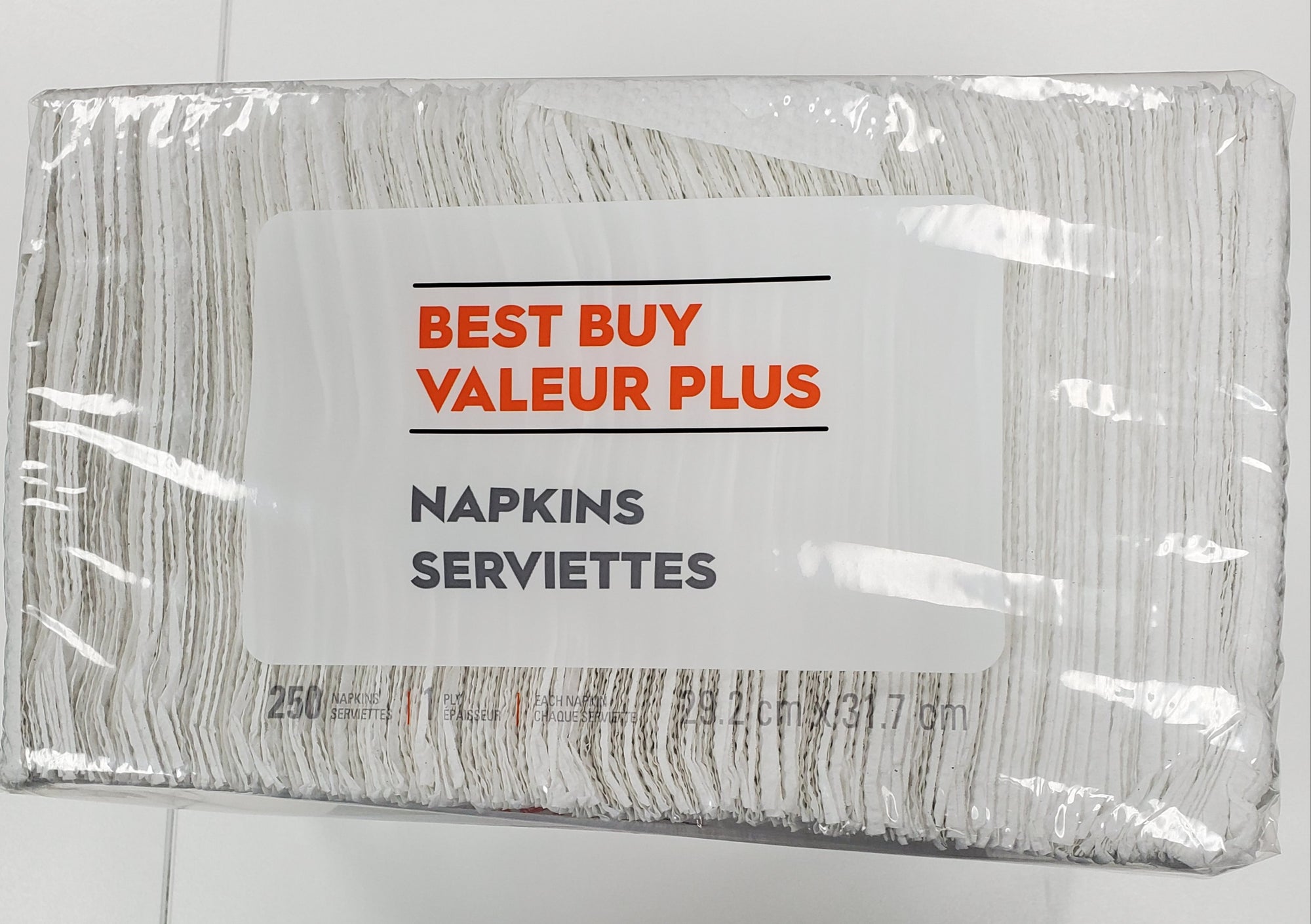 Best Buy White Napkins 250ct