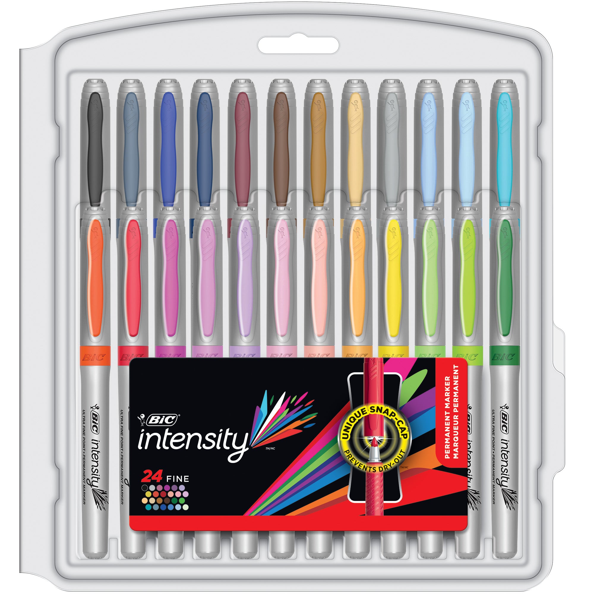 Bic Intensity Fine Permanent Marker 24ct