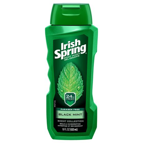 Irish Spring Black Mint Bold & Invigorating Body Wash 532ml