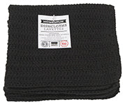 Dishcloth Homespun Black 2 pack