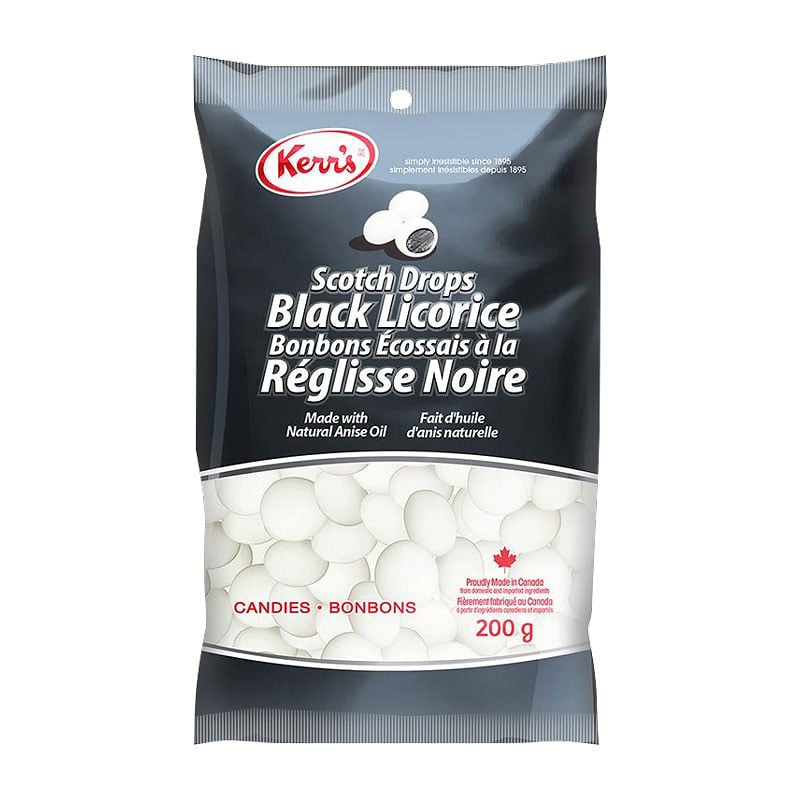 Kerr's Black Licorice Scotch Drops 200g