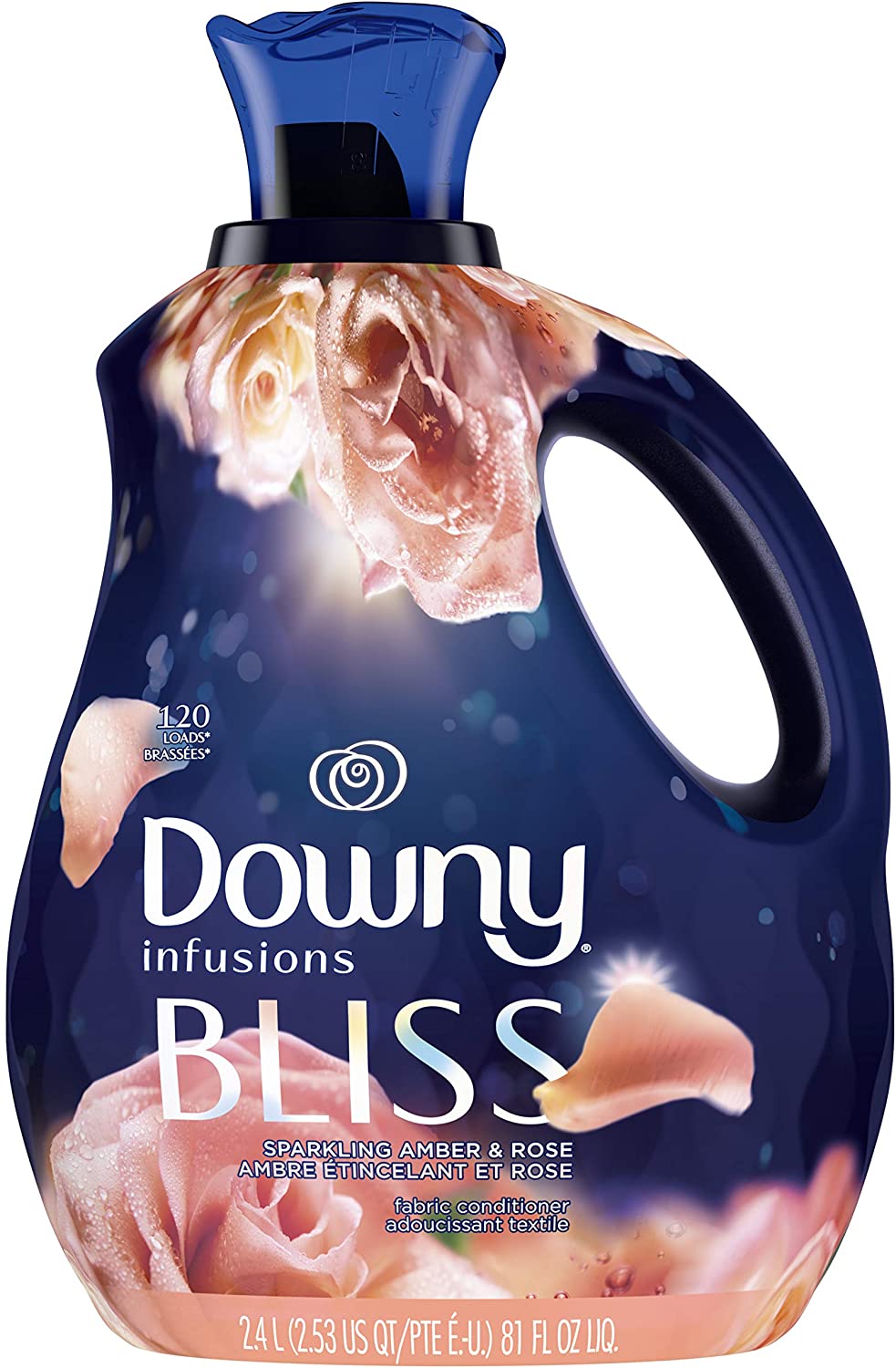 Downy Infusions Bliss Sparkling Amber & Rose Liquid Laundry Softener 1.66L