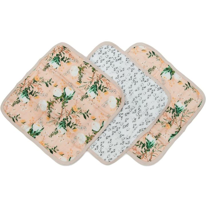 LouLou Lollipop Blushing Protea Individual Baby Washcloth