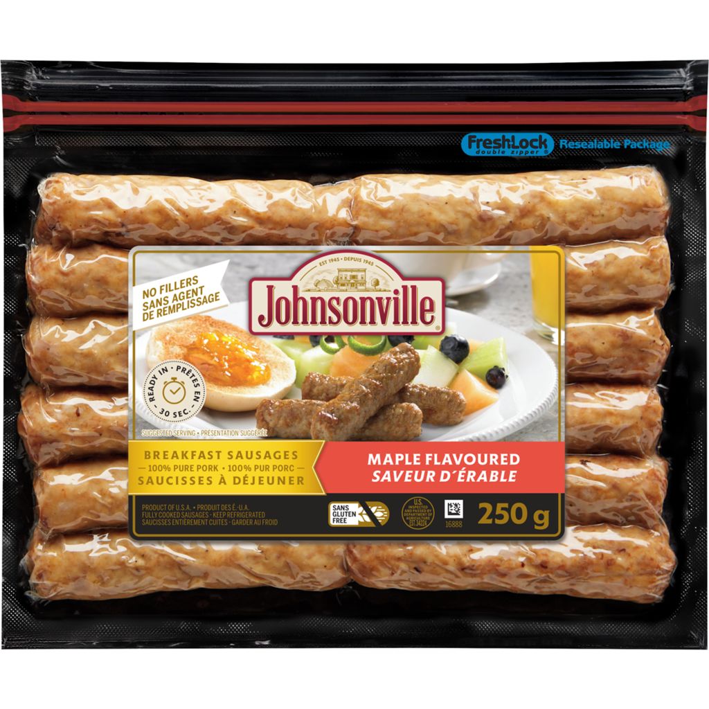 Johnsonville Maple Flavoured Breakfast Sausages 250 g