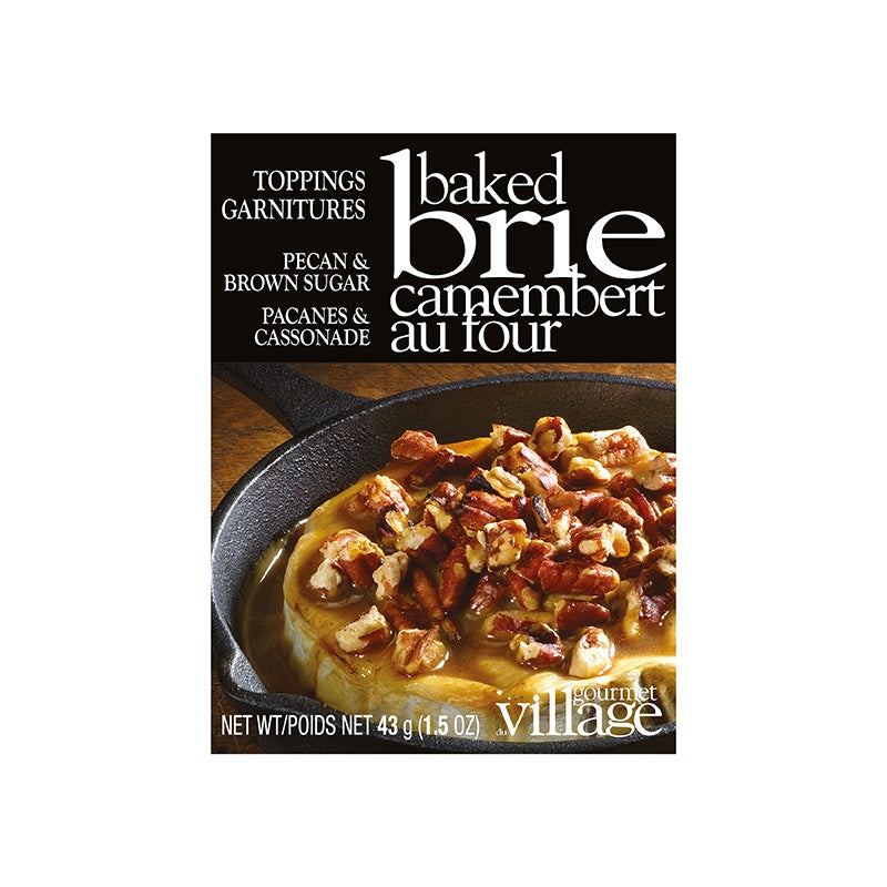 Gourmet du Village Pecans & Brown Sugar Baked Brie Topping 43g