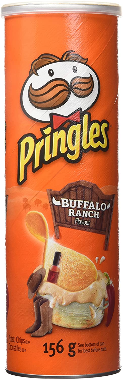 Pringles Buffalo Ranch Flavor Potato Chips 156 g