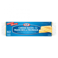 Kraft Process Cheese Slices 60 x 1.25kg