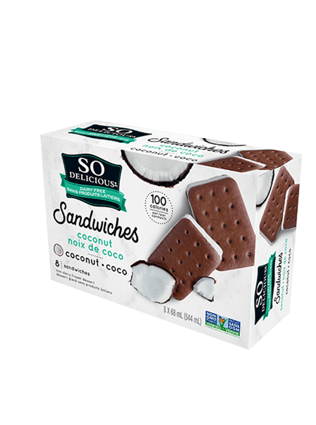 So Delicious Coconut Dairy Free Sandwiches  8 Ct