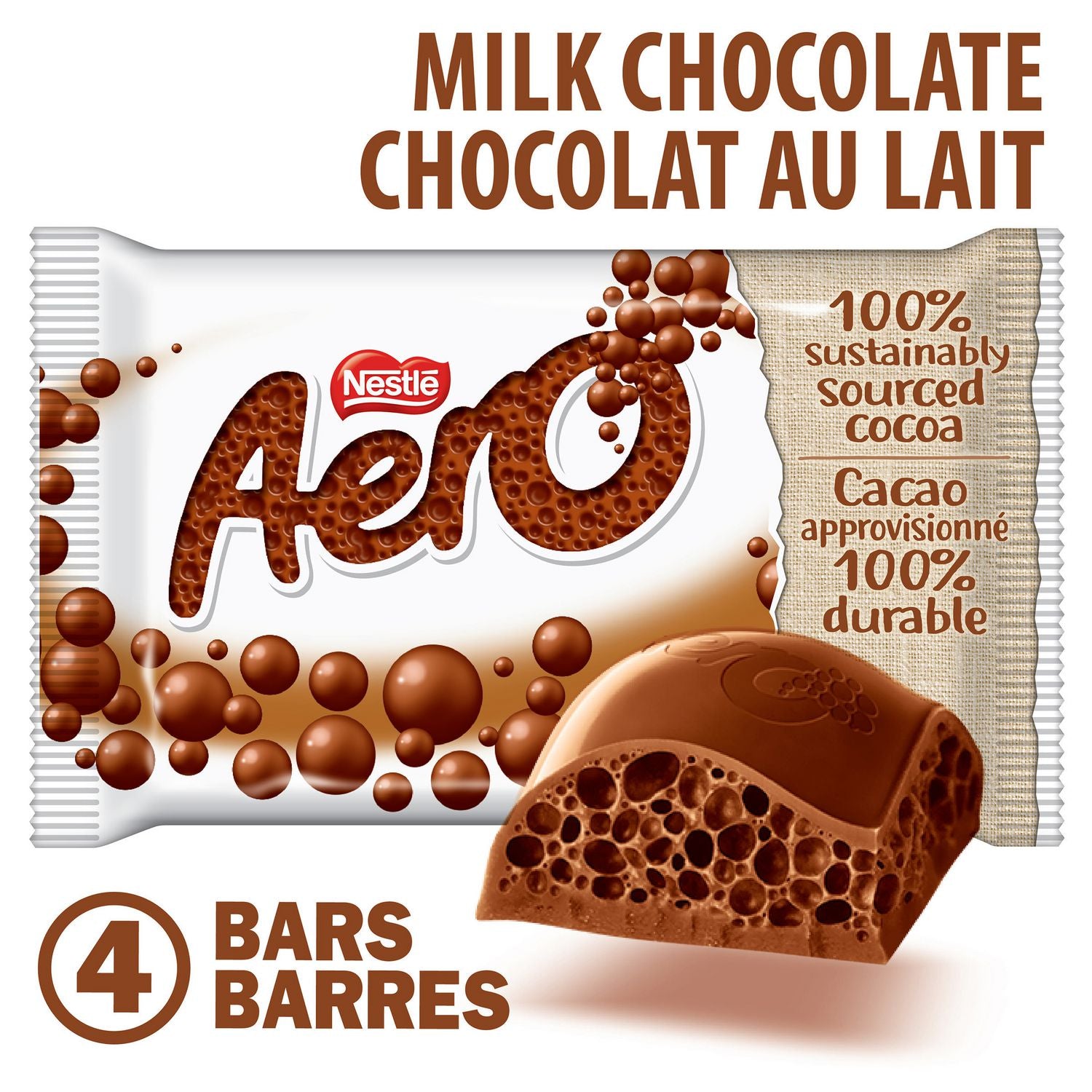 Nestle Aero Original Milk Chocolate Candy Bar 42g