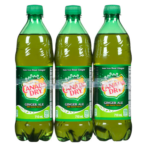 Canada Dry Ginger Ale Soda 6 x 710ml