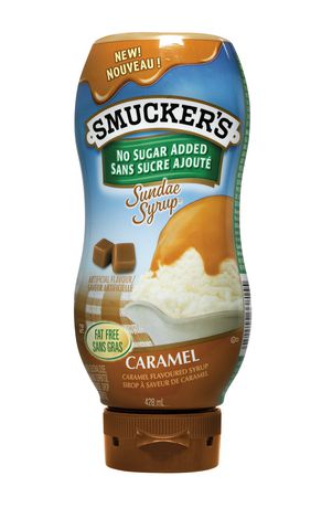 Smuckers Caramel No Sugar Sundae Syrup 428ml