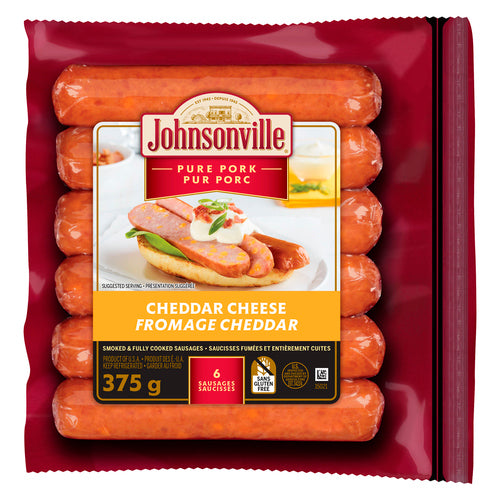 Johnsonville Smoked Cheddar Cheese Sausage 375g