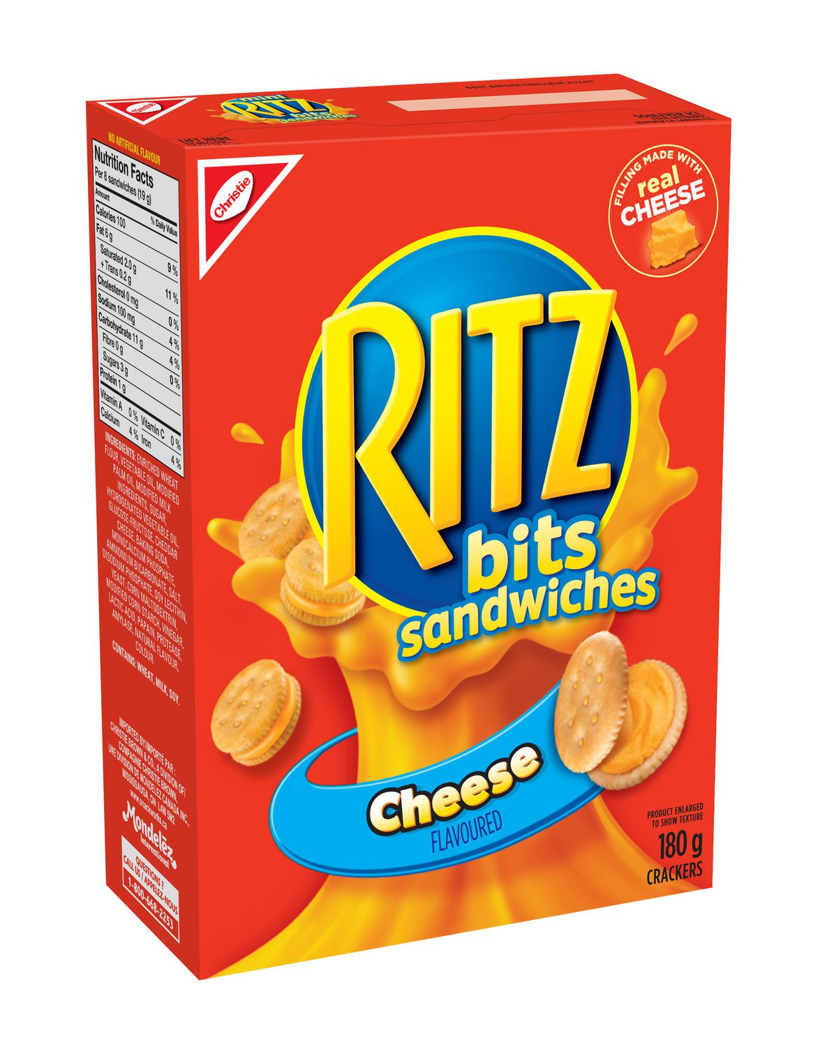 Christie Ritz bits Cheese Sandwich Crackers 180g