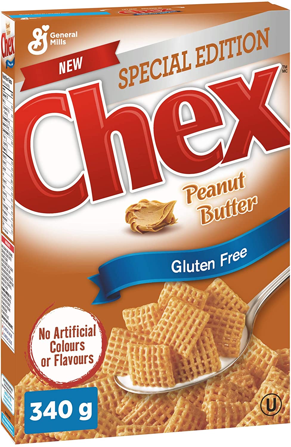 General Mills Gluten Free Peanut Butter Chex Cereal  340g