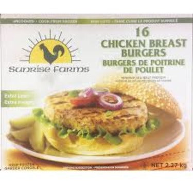 Sunrise Farms Chicken Burgers 16ct