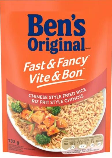 Ben's Original Fast & Fancy Chinese Style Fried Rice 132g