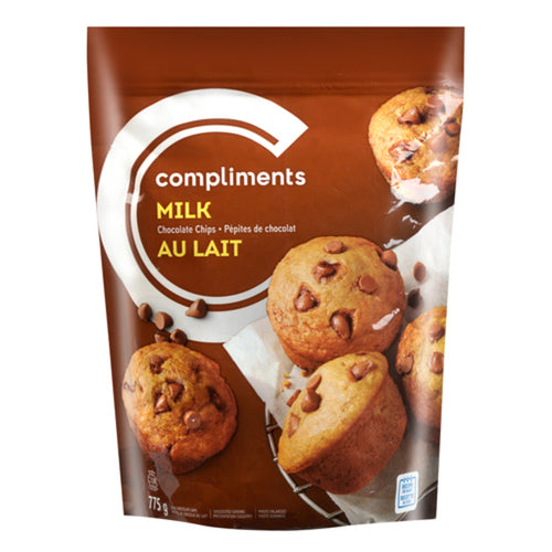 Compliments Milk Chocolate Chips 775g