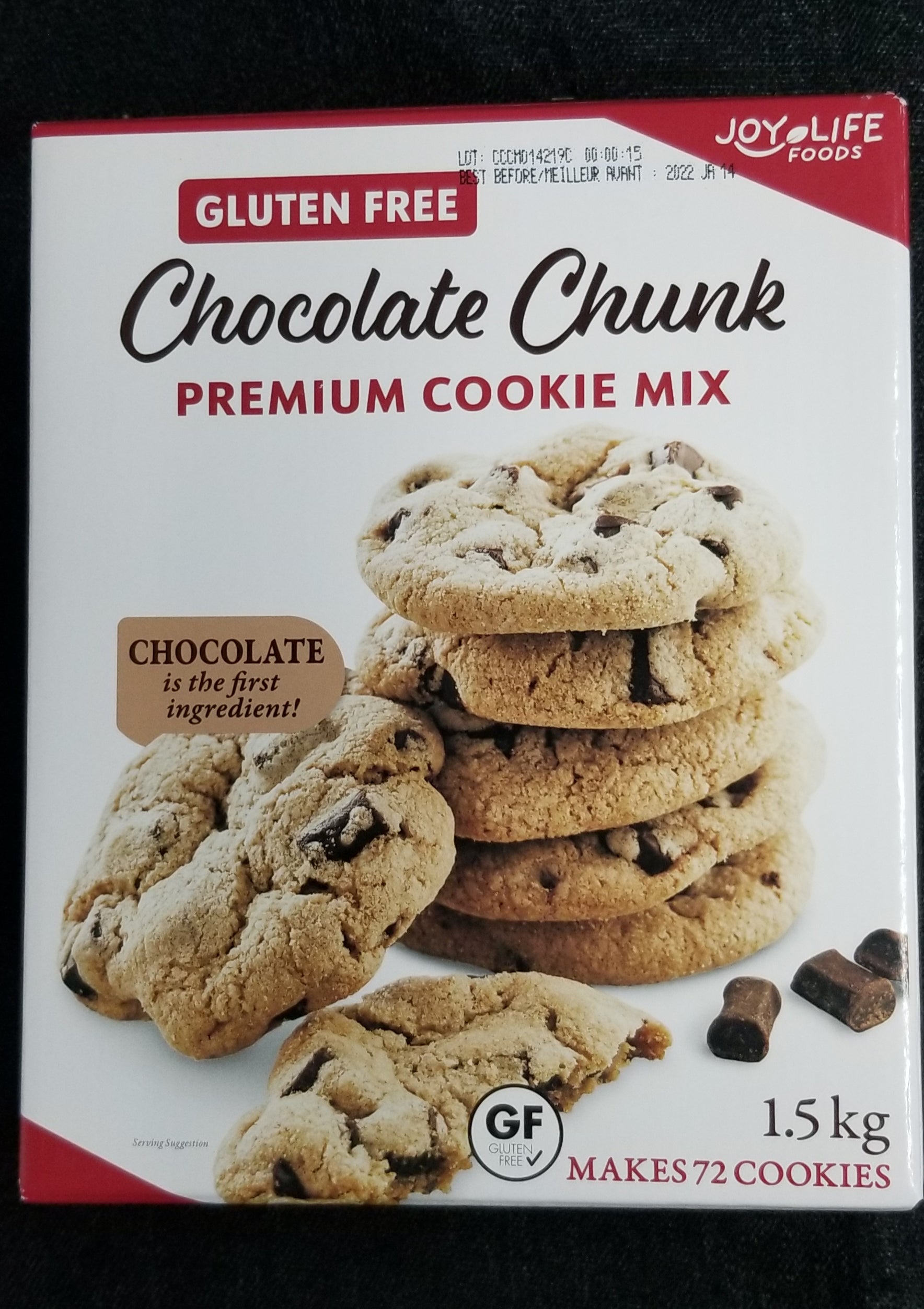 Enjoy Life Foods Gluten Free Chocolate Chunk Premium Cookie Mix 1.5Kg