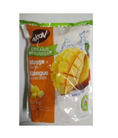 Moov Frozen Organic Mango Chunks 2kg