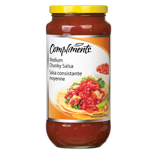 Compliments Medium Chunky Salsa 650ml