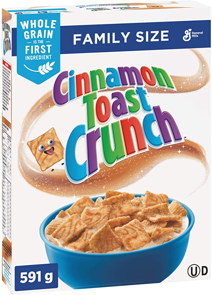 General Mills Family Size  Cinnamon Toast Crunch Cereal 591g