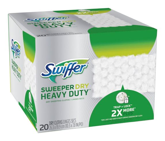 Swiffer Sweeper Dry Heavy Duty Dry Cloths 20ct