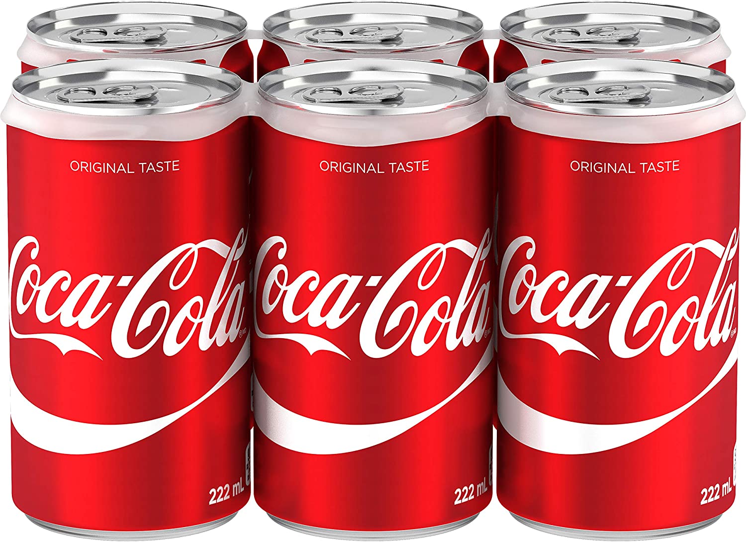 Coca Cola Classic Soda  6 x 222ml