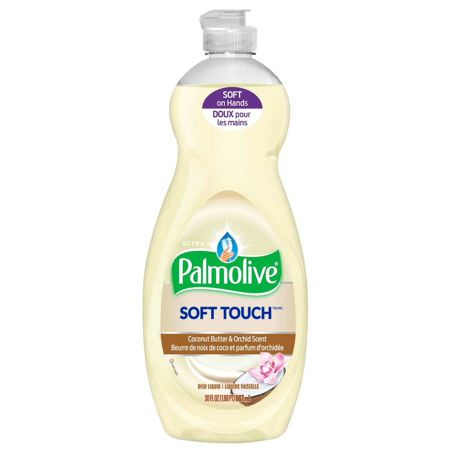 Palmolive Soft Touch Coconut Butter & Orchid Scent Liquid Dish Soap 887ml