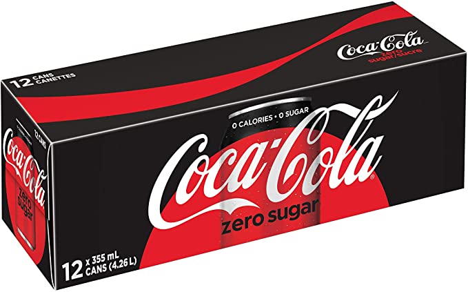 Coca-Cola Zero Sugar Soda 355ml x 12 Pk