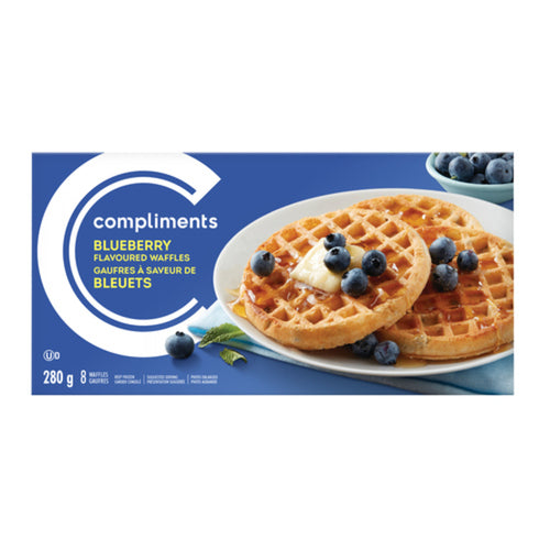 -Compliments Blueberry Flavour Waffles 280g