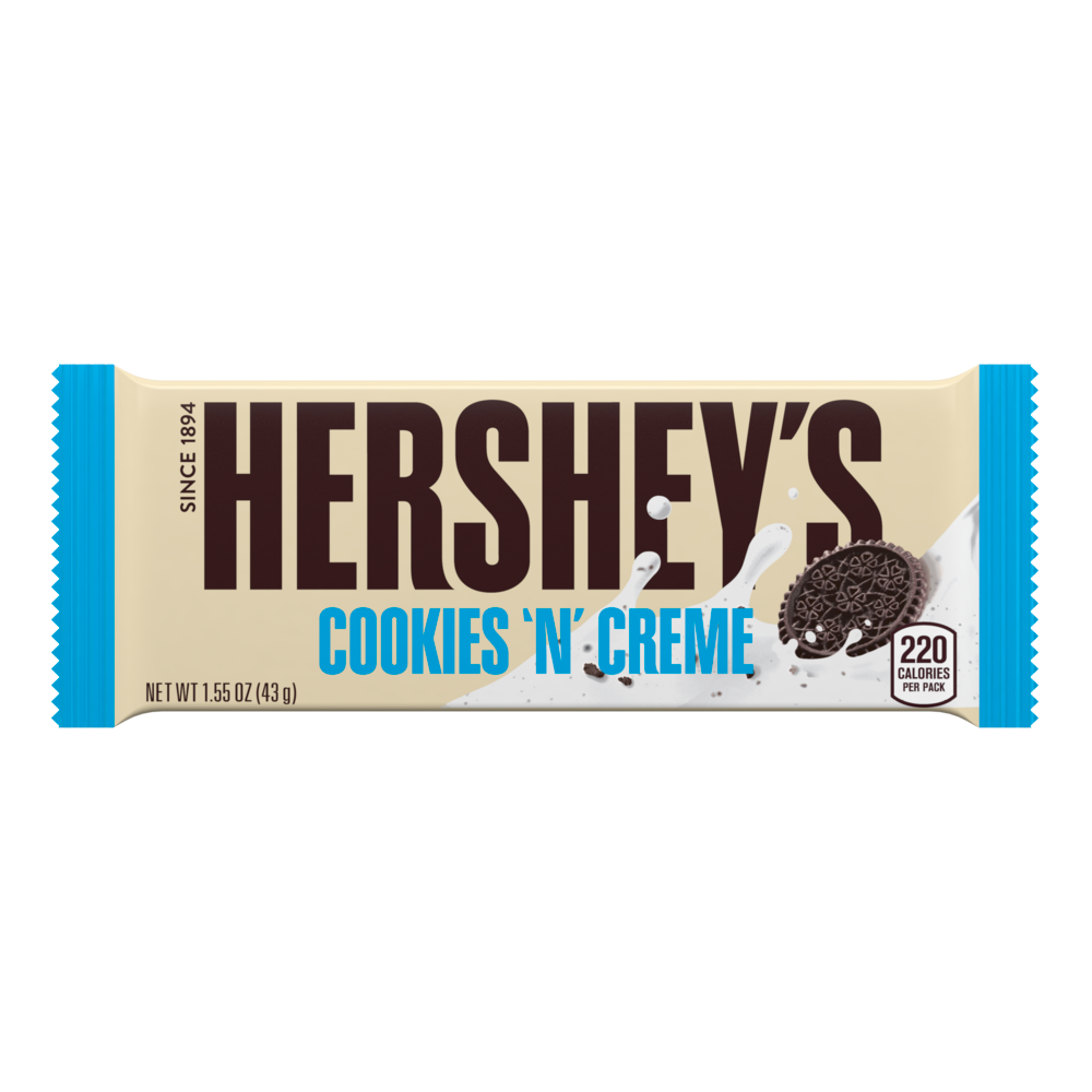 Hershey's Cookies ' N' Creme Chocolate Bar 43g