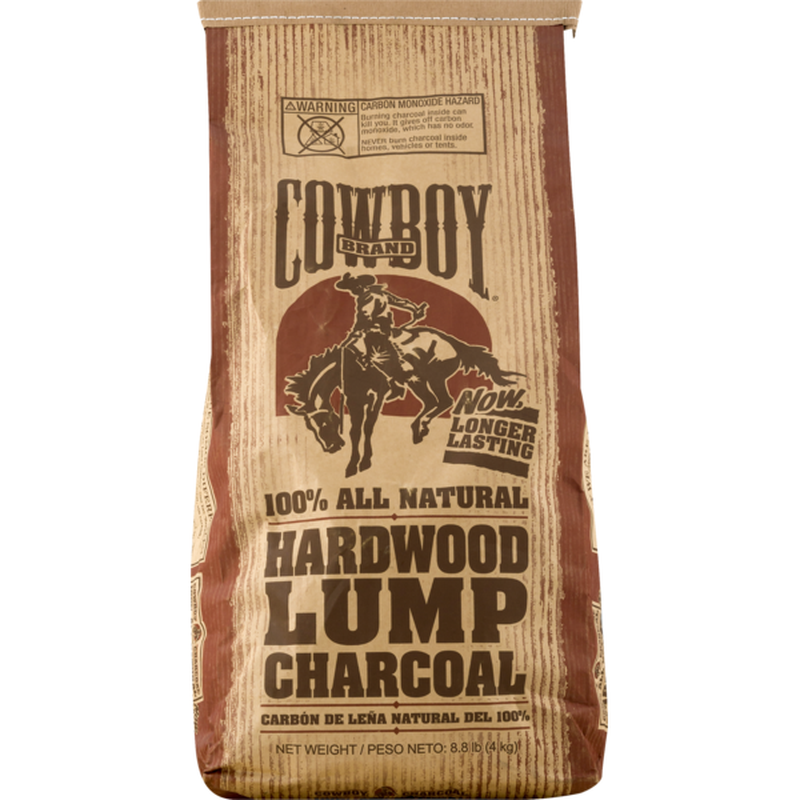 Cowboy All Natural Hardwood Lump Charcoal 4Kg