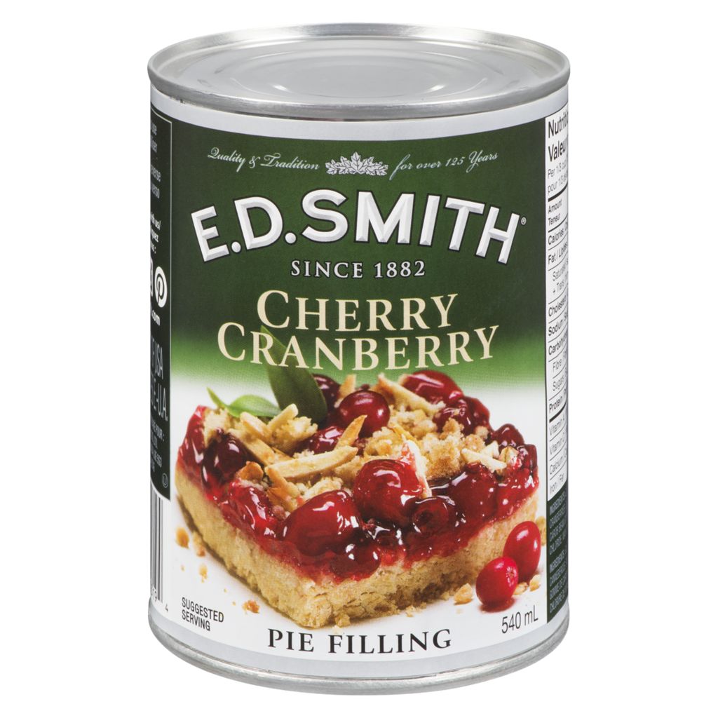 E.D. Smith Cherry Cranberry Pie Filling 540ml