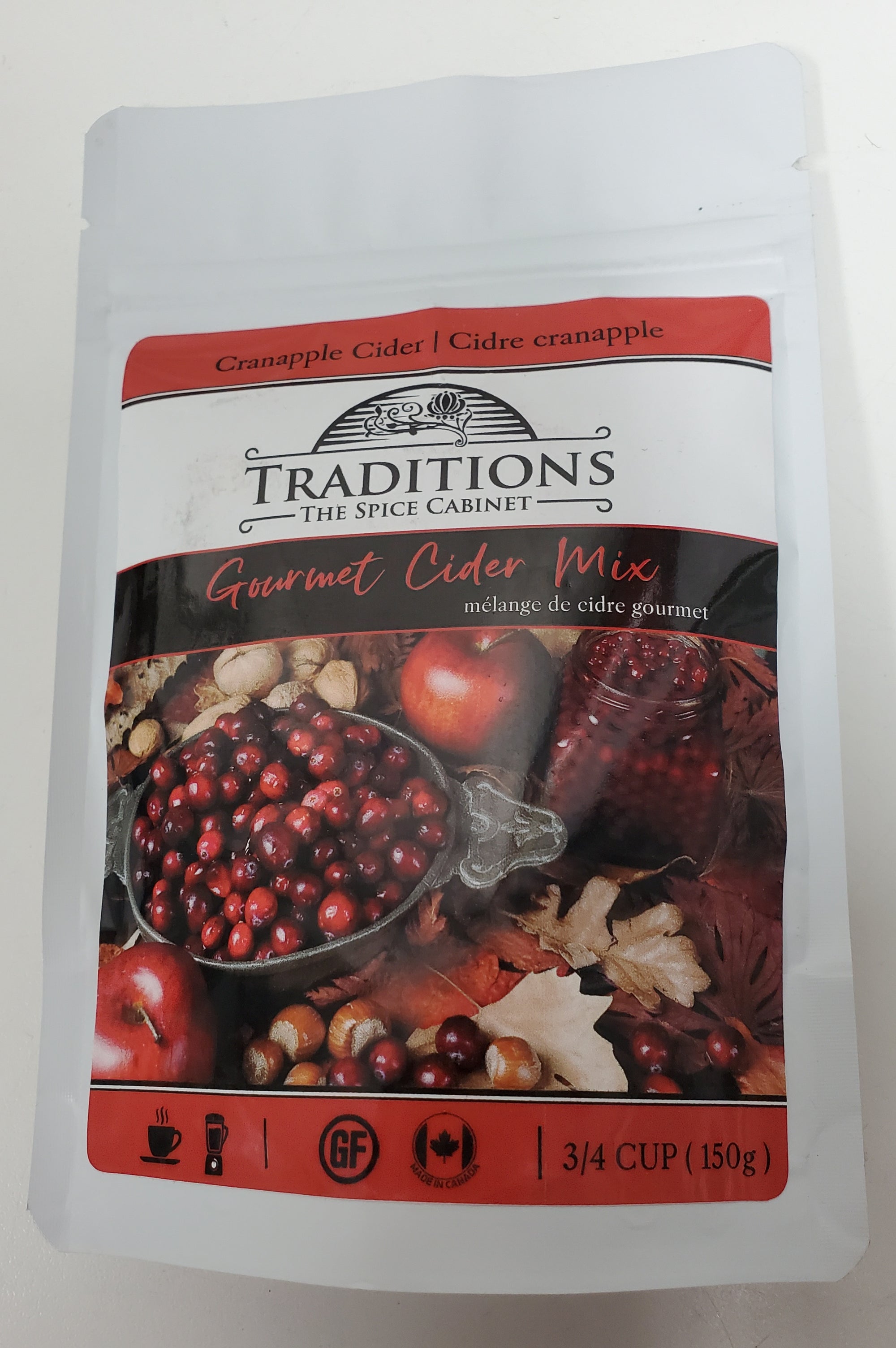 The Spice Cabinet Traditions Cranapple Cider Mix 150g