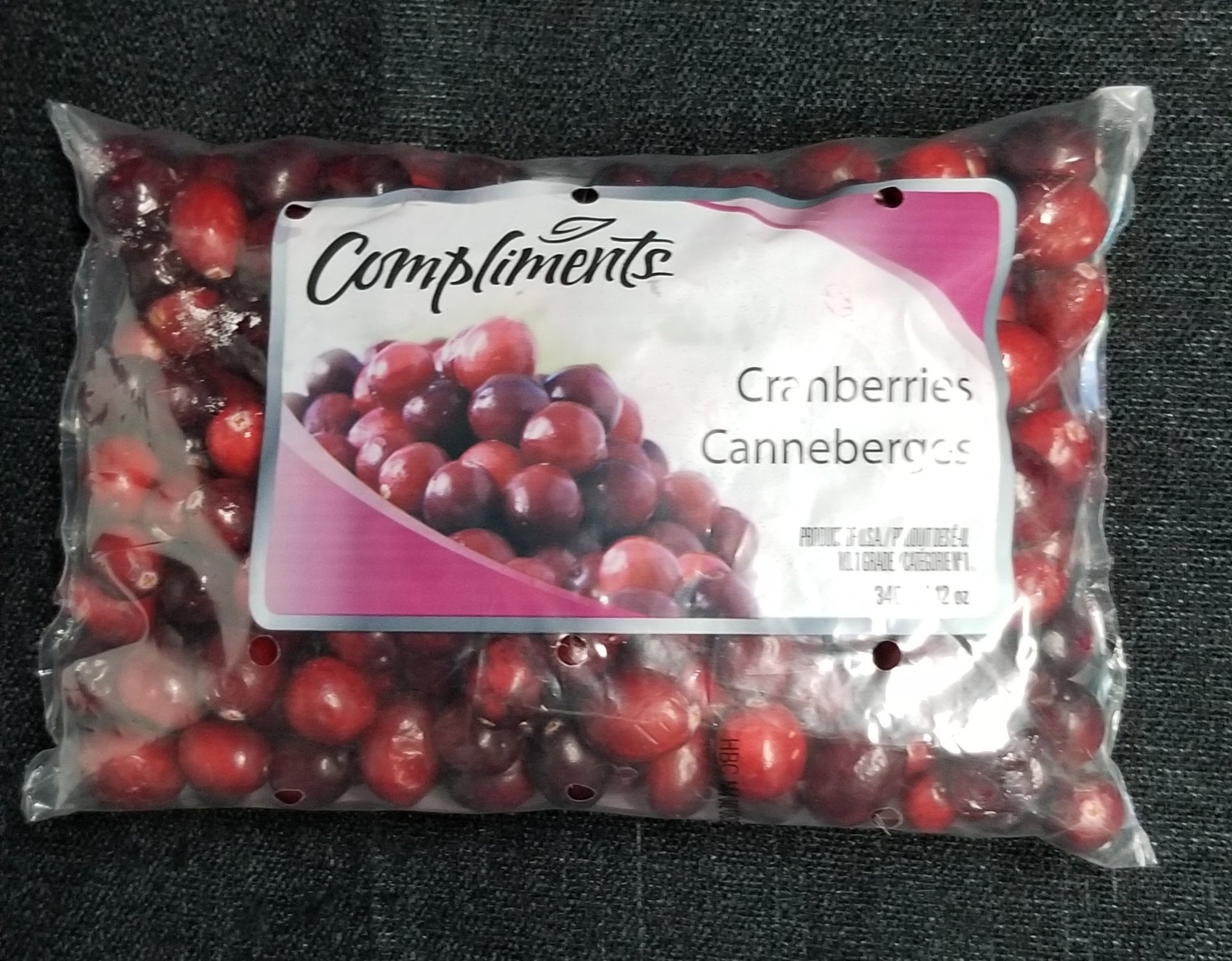 Compliments Frozen Cranberries  340g