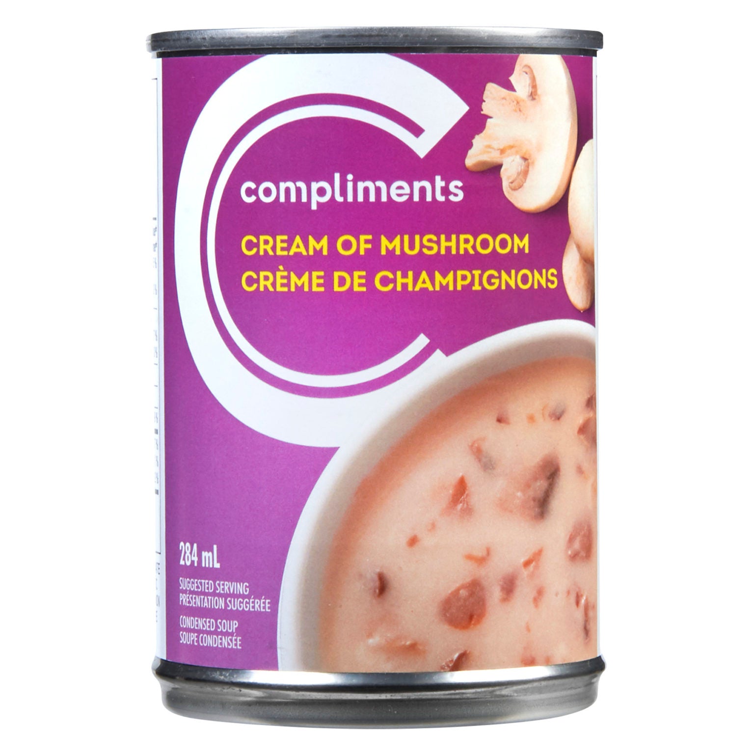 Compliments Condensed  Cream of Mushroom Soup 284ml