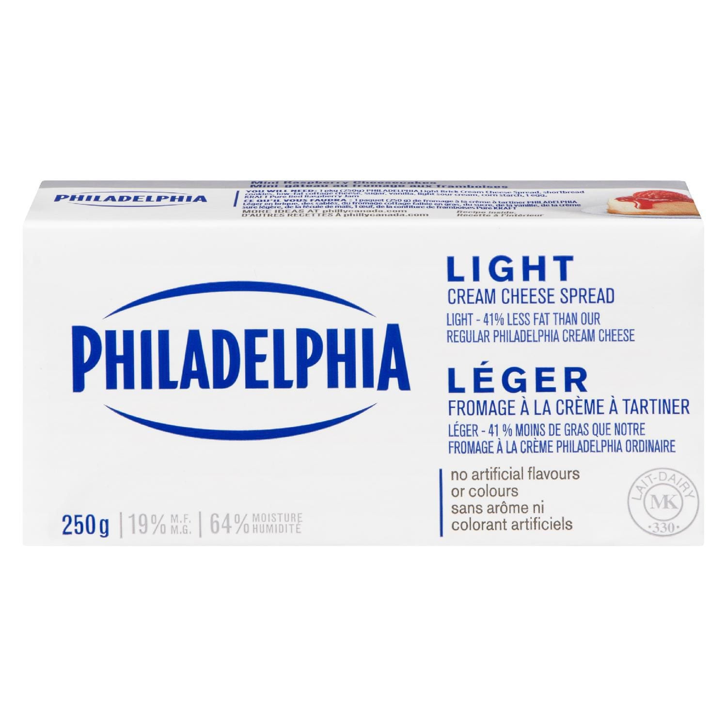 Philadelphia Light Cream  Cheese 250g