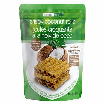 Tropical Fields Crispy Coconut Rolls 265g